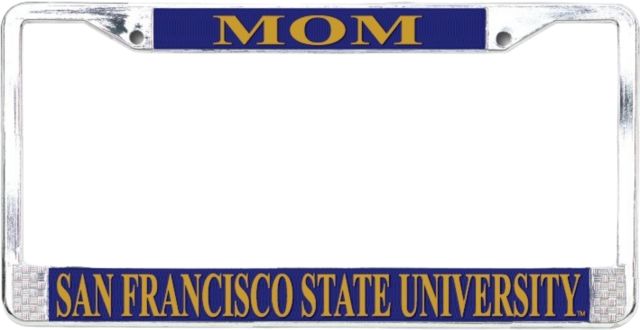 San Francisco State University Gators Mom License Plate Frame