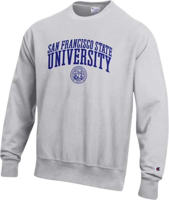 San Francisco State University Hooded Sweatshirt | Champion | Black | Small