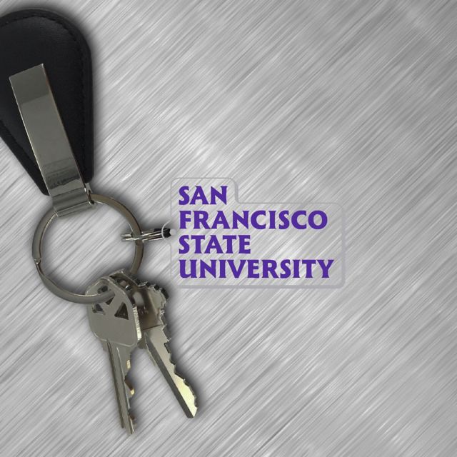 San Francisco State University Laser Cut Keytag