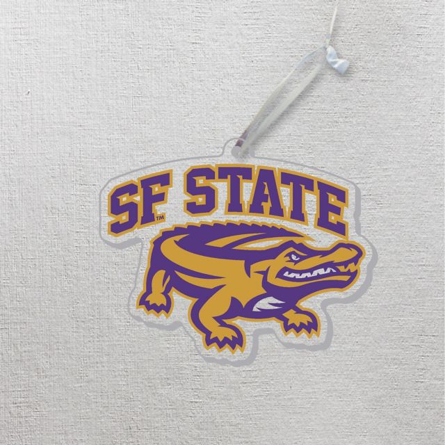 San Francisco State University Gators 3" x 4" Ornament
