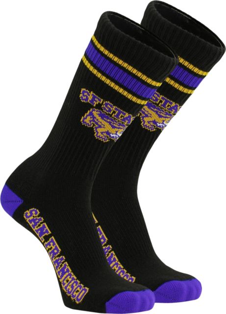 San Francisco State University Gators Crew Socks