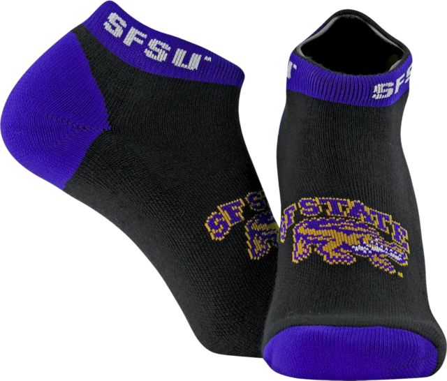 San Francisco State University Gators Low Cut Socks