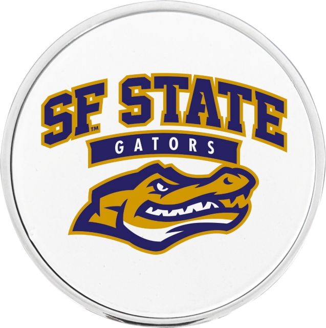 San Francisco State University Gators Circle Adhesive Emblem