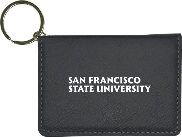 San Francisco State University Leather ID Holder
