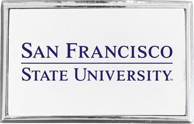 San Francisco State University Rectangle Adhesive Emblem