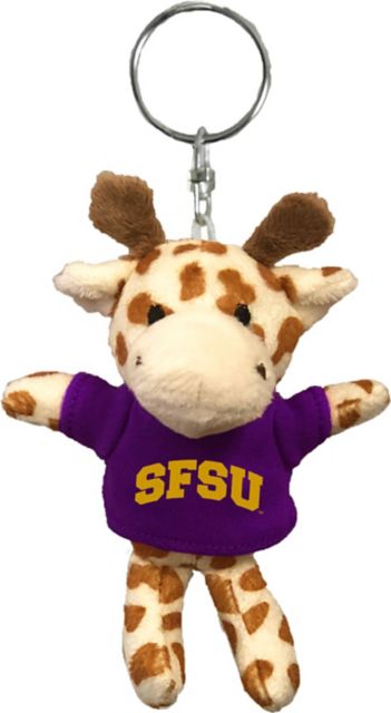 San Francisco State University Plush Keychain