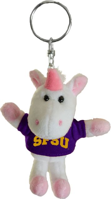 San Francisco State University Plush Keychain
