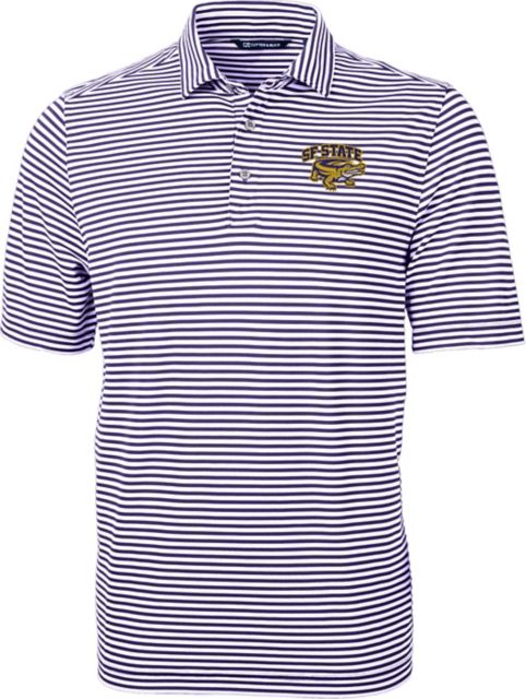 San Francisco State University Striped Eco Polo