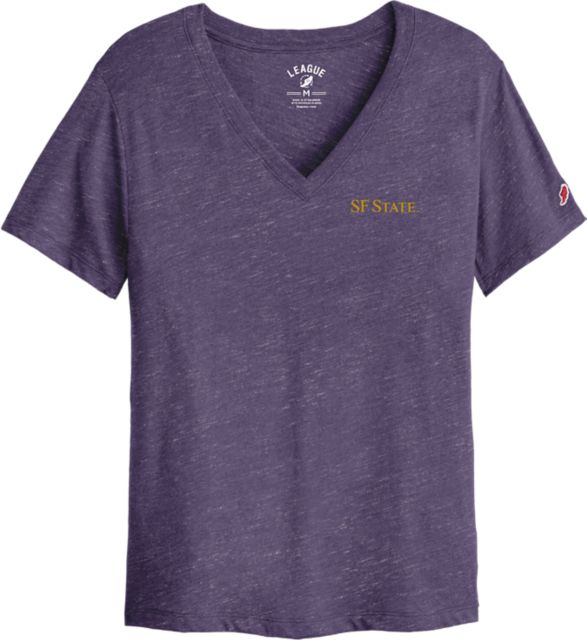 San Francisco State University Women's V-Neck Short Sleeve T-Shirt