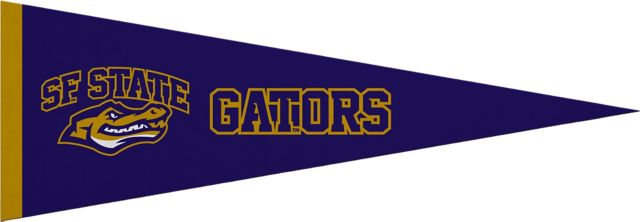 San Francisco State University Gators 5x15 Pennant