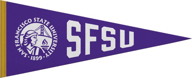 San Francisco State University 12"X30" Full Color Pennant