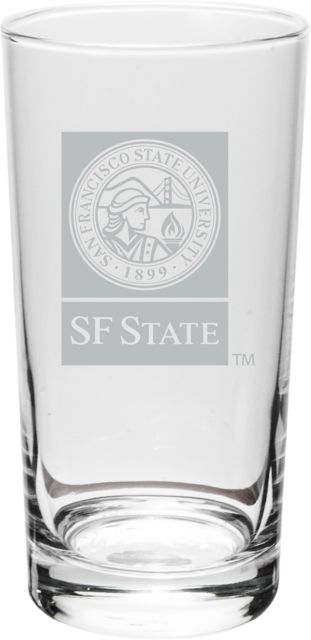 San Francisco State University 10 oz Highball Glass