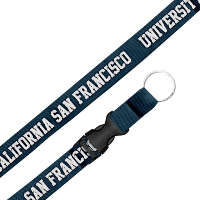 University of California San Francisco .75 Woven Lanyard
