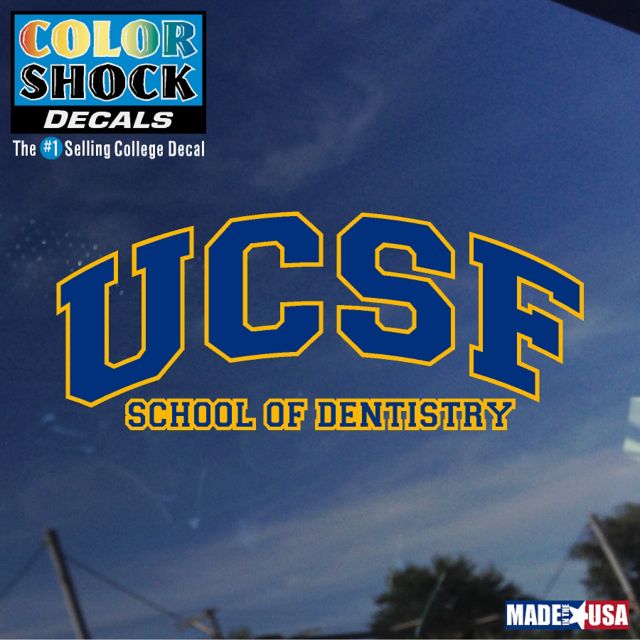 University of California San Francisco School of Dentistry Decal
