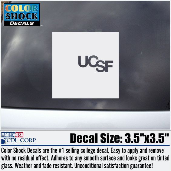University of California San Francisco Decal