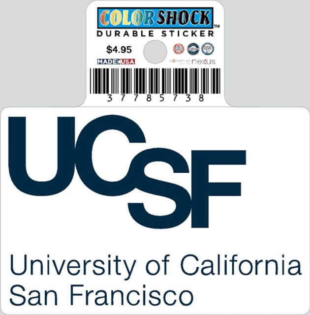 University of California San Francisco Durable Sticker