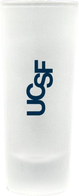 University of California San Francisco Frosted Collector's Glass