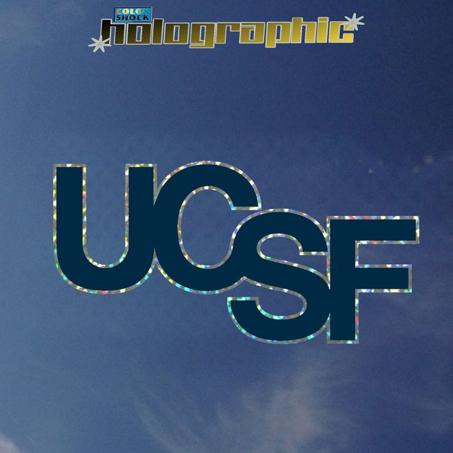 University of California San Francisco Hologram Decal