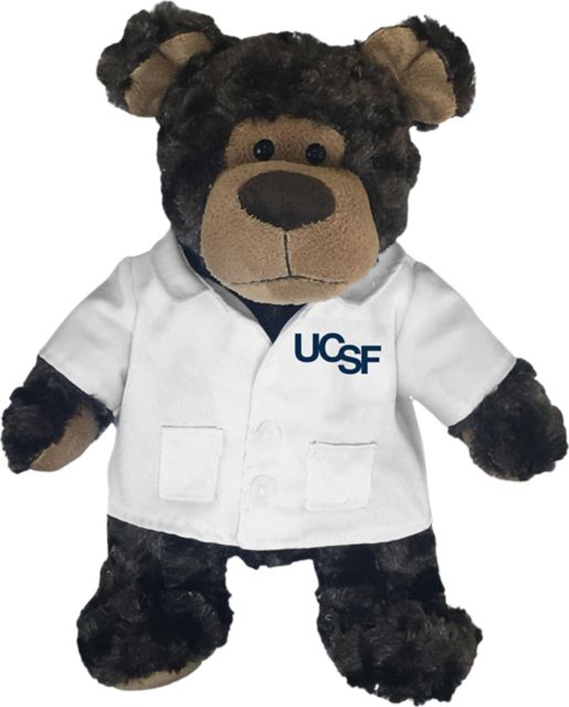 University of California San Francisco 11'' Plush Bear with Lab Coat