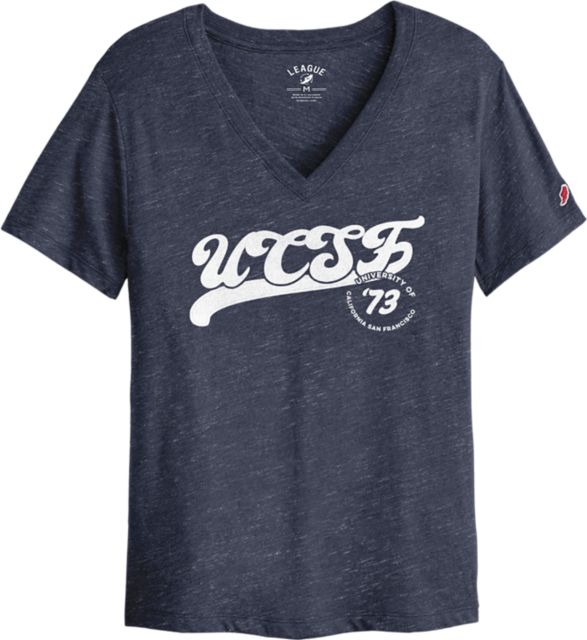 University of California San Francisco Women's V-Neck Short Sleeve T-Shirt