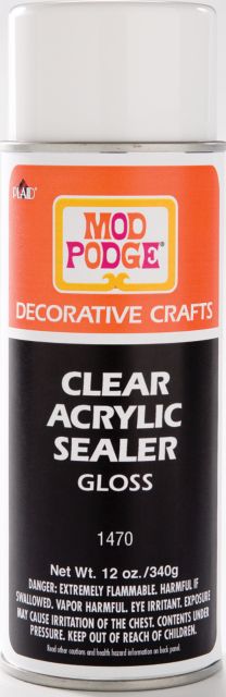 Mod Podge Clear Sealer Spray Gloss 12oz