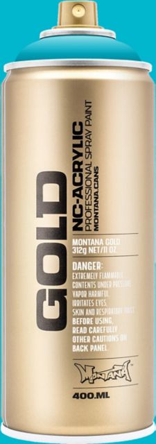MONTANA GOLD ACRYLIC 100 PERCENT CYAN