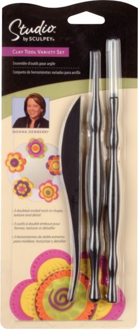 SCULPEY 3-PIECE MODELING TOOL SET