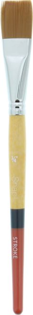 Snap Gold Taklon Stroke 3/4-Inch Short Handle