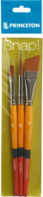 Snap Gold Taklon Set 3/Pack Short Handle