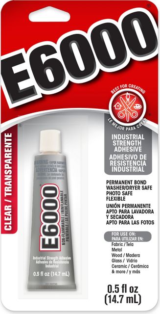 Eclectic E6000 Multi-Purpose Adhesive - 0.5 fl oz tube