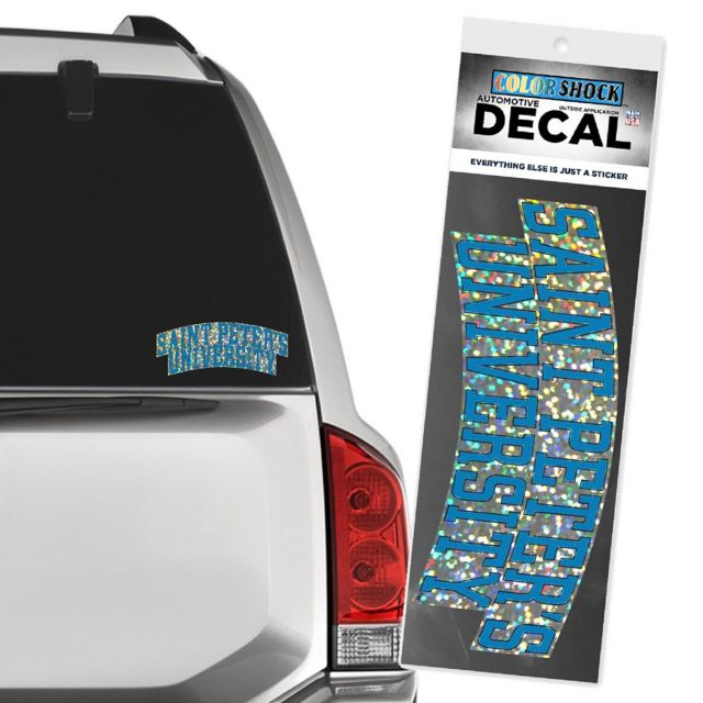 Saint Peter's University Decal Hologram Stand