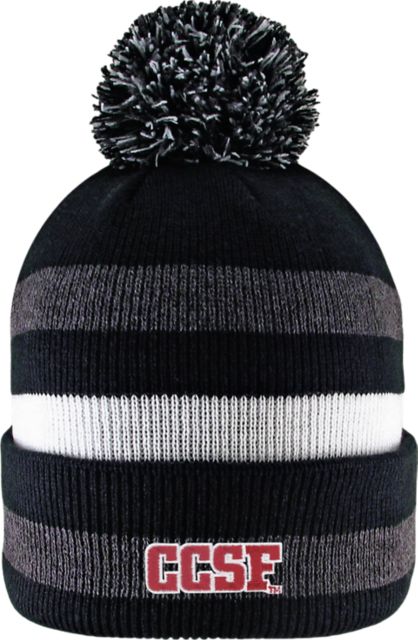 City College of San Francisco Knit Cuff Pom Hat
