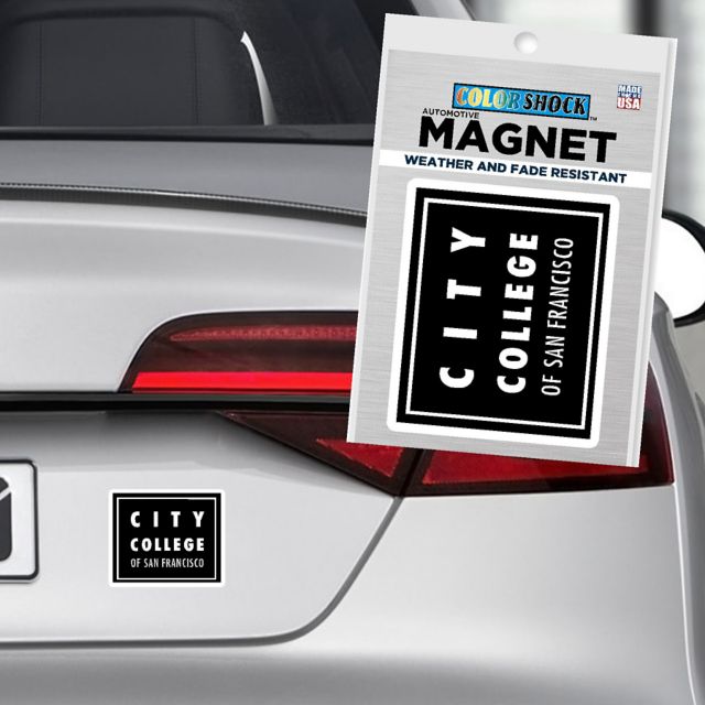 City College of San Francisco 4x4 Magnet