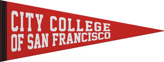 City College of San Francisco 9x24 Pennant