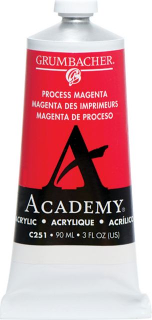 ACADEMY ACRYILC 90ML PROCESS MAGENTA