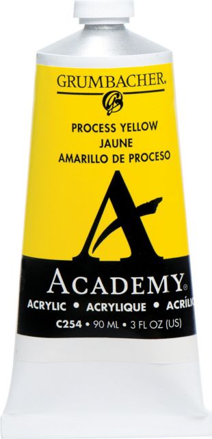 ACADEMY ACRYILC 90ML PROCESS YELLOW
