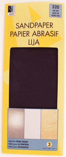 Sandpaper Fine 3/Pack