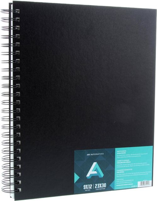 SKETCHBK WIRE PERF 9X12