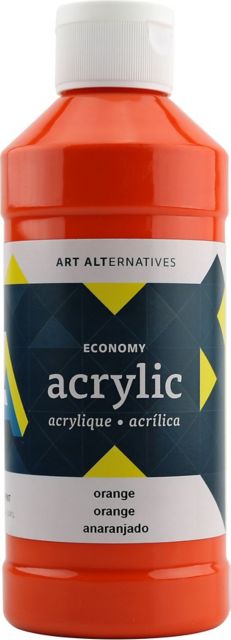 Acrylic Economy 16 oz Orange