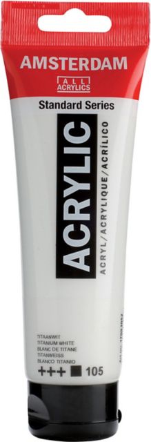 Amsterdam Acrylic Color Standard 120 mL Titanium White