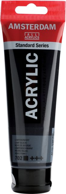 Amsterdam Standard Acrylic Paint 120Ml-Lamp Black