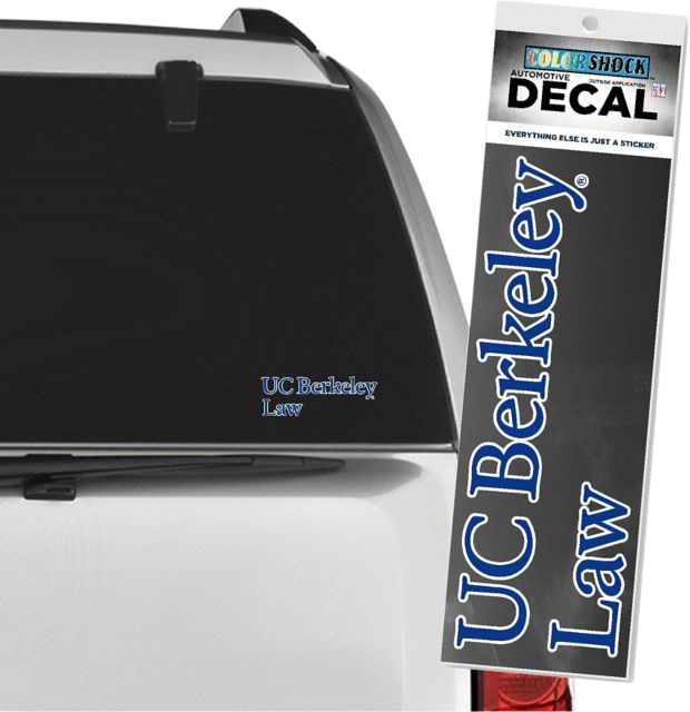 University of California Berkeley School of Law Decal