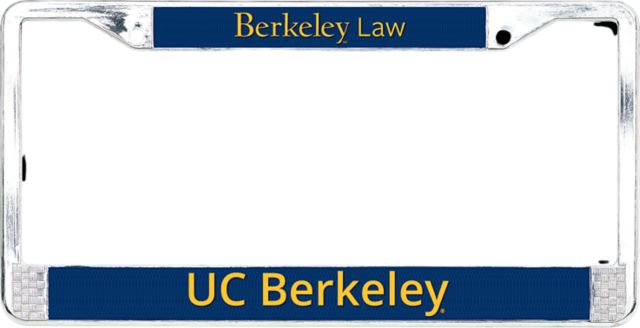 University of California Berkeley School of Law License Plate Frame