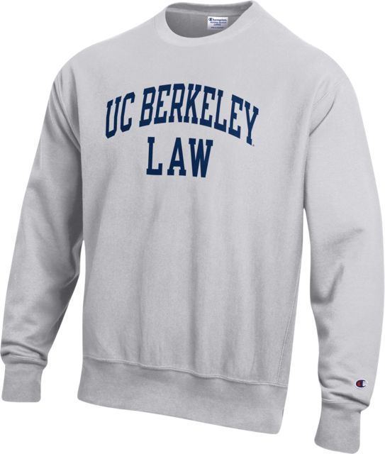 University of California Berkeley School of Law Reverse Weave Crewneck Sweatshirt