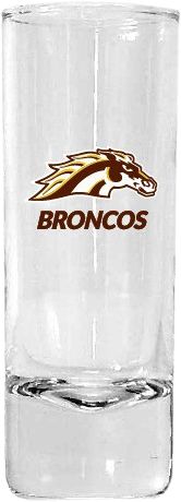 Western Michigan University Broncos 2 oz. Tall Collector's Glass