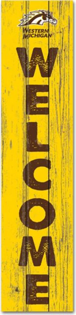 Western Michigan University 10.5''x 47'' Porch Leaner - ONLINE ONLY