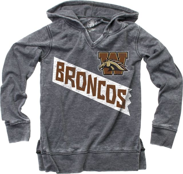 Weathered Broncos Logo WMU LBW Onesie – Campus Den