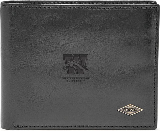 Fossil Leather Ryan RFID Flip ID Bifold - Black - ONLINE ONLY