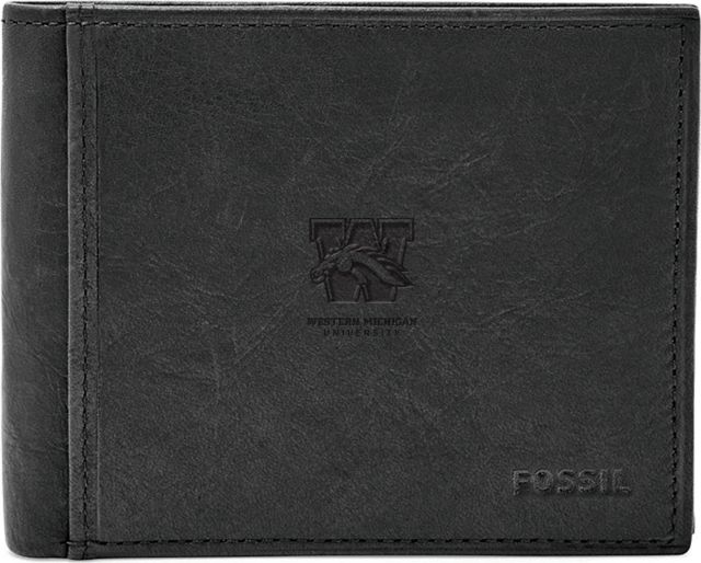 Fossil Leather Ingram RFID Bifold With Flip ID  - ONLINE ONLY