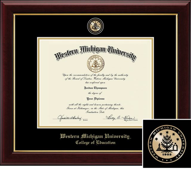 Church Hill Classics Masterpiece  Diploma Frame. Education.  Bachelors, Masters, PhD - ONLINE ONLY